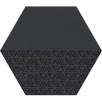 RHYTHM - 11X13, BLACK PATTERN, MATTE